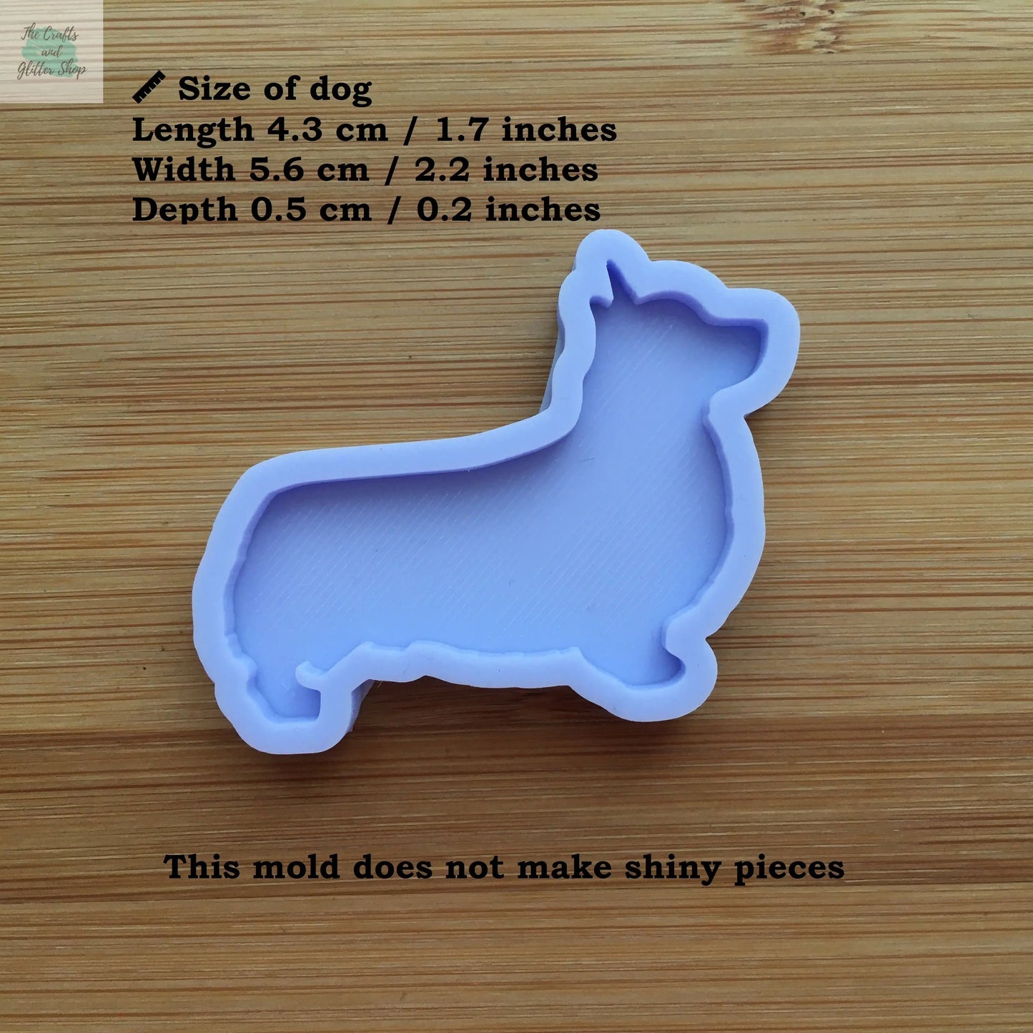 Corgi Silhouette Silicone Mold