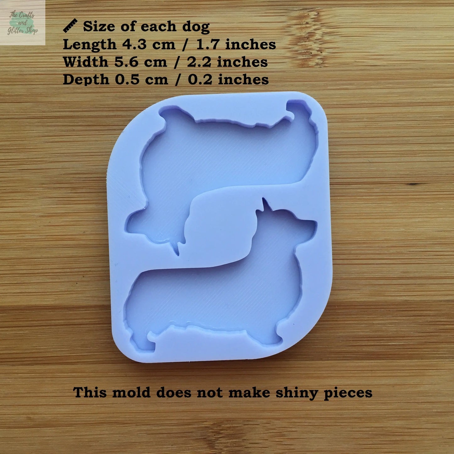 Corgi Silicone Mold - The Crafts and Glitter Shop