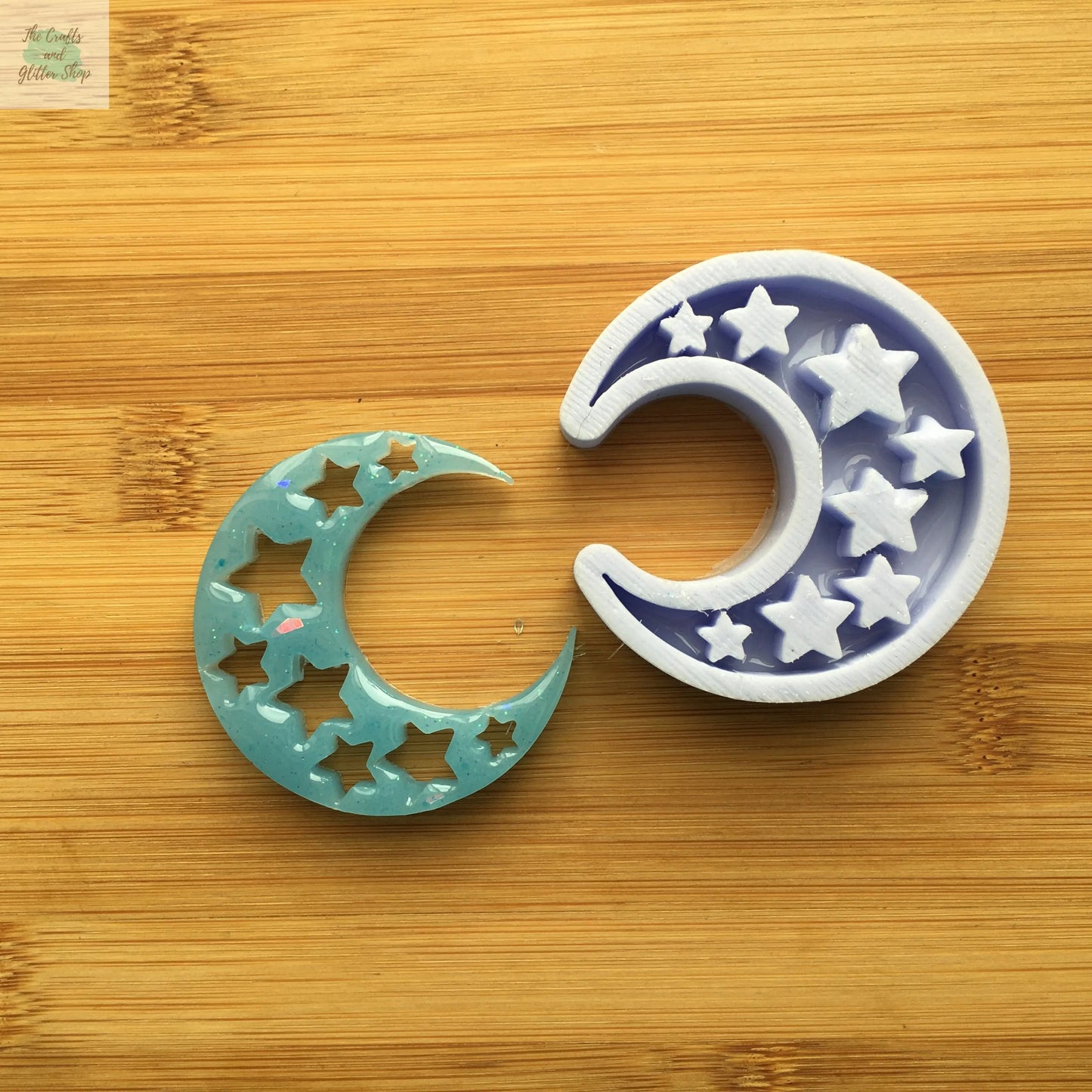 Crescent Moon Silicone Mold The Crafts and Glitter Shop