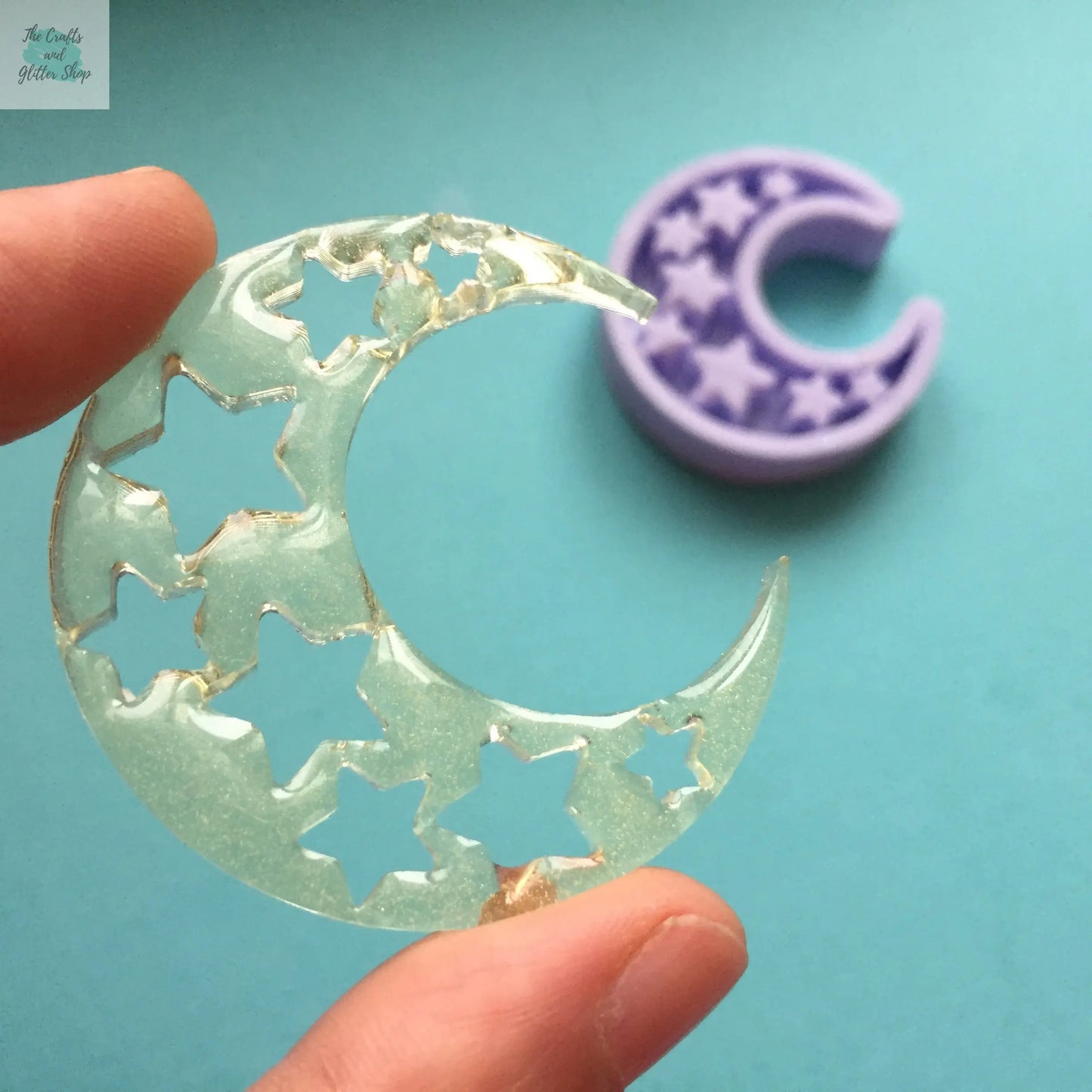 Crescent Moon Silicone Mold The Crafts and Glitter Shop