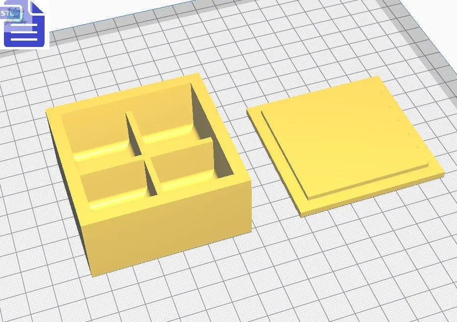 Cubes Snap Bar Mold STL File - for 3D printing - FILE ONLY - Bath Bomb Mold - Shower Steamer - The Crafts and Glitter Shop