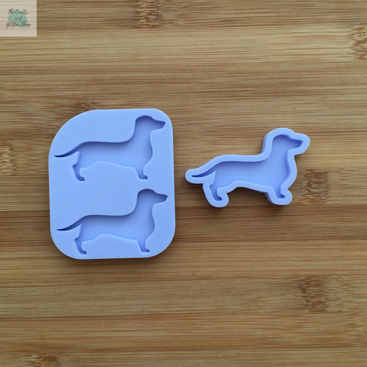 Dachshund Silhouette Silicone Mold