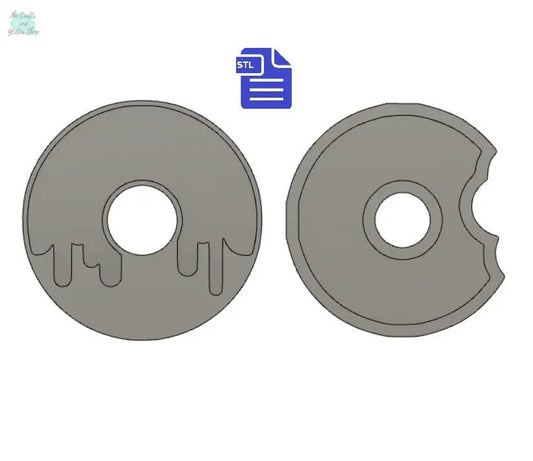 Donut Shaker STL File - for 3D printing - FILE ONLY - The Crafts and Glitter Shop