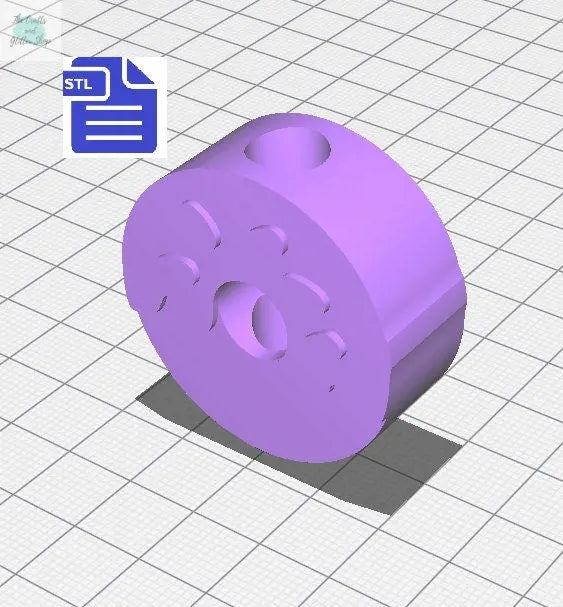 Donut Straw Topper STL File - for 3D printing - FILE ONLY - Instant Digital Download - The Crafts and Glitter Shop