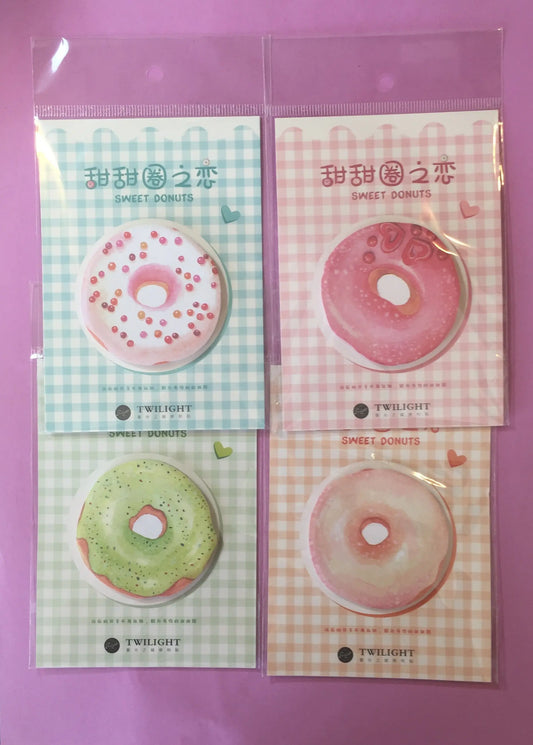 Donuts Sticky Notes The Crafts and Glitter Shop
