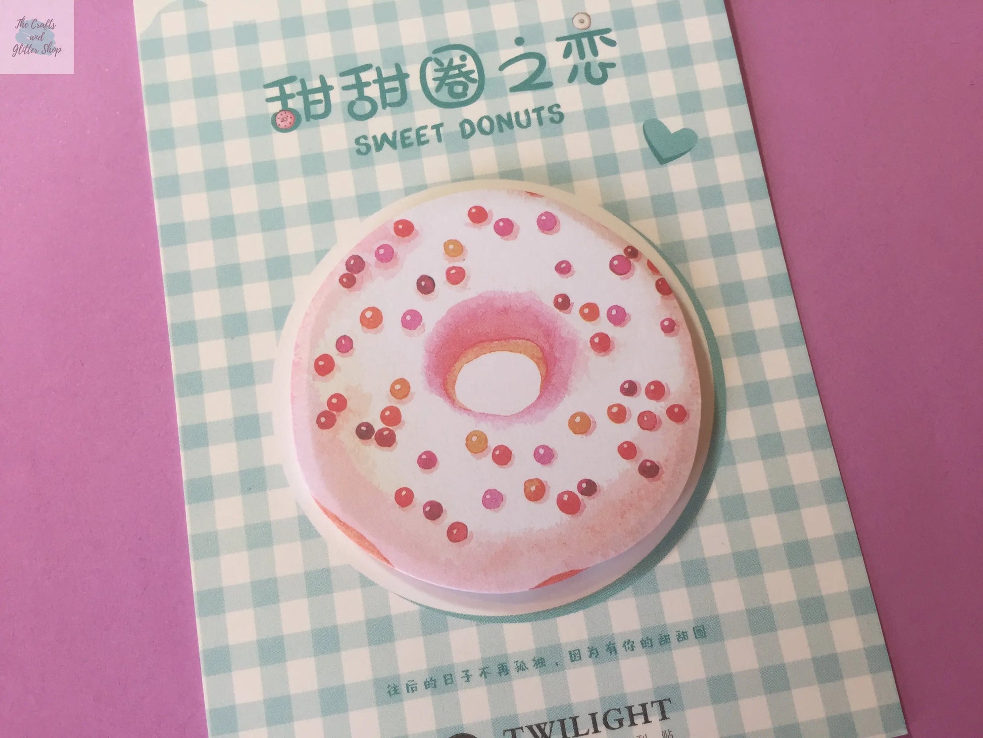 Donuts Sticky Notes The Crafts and Glitter Shop