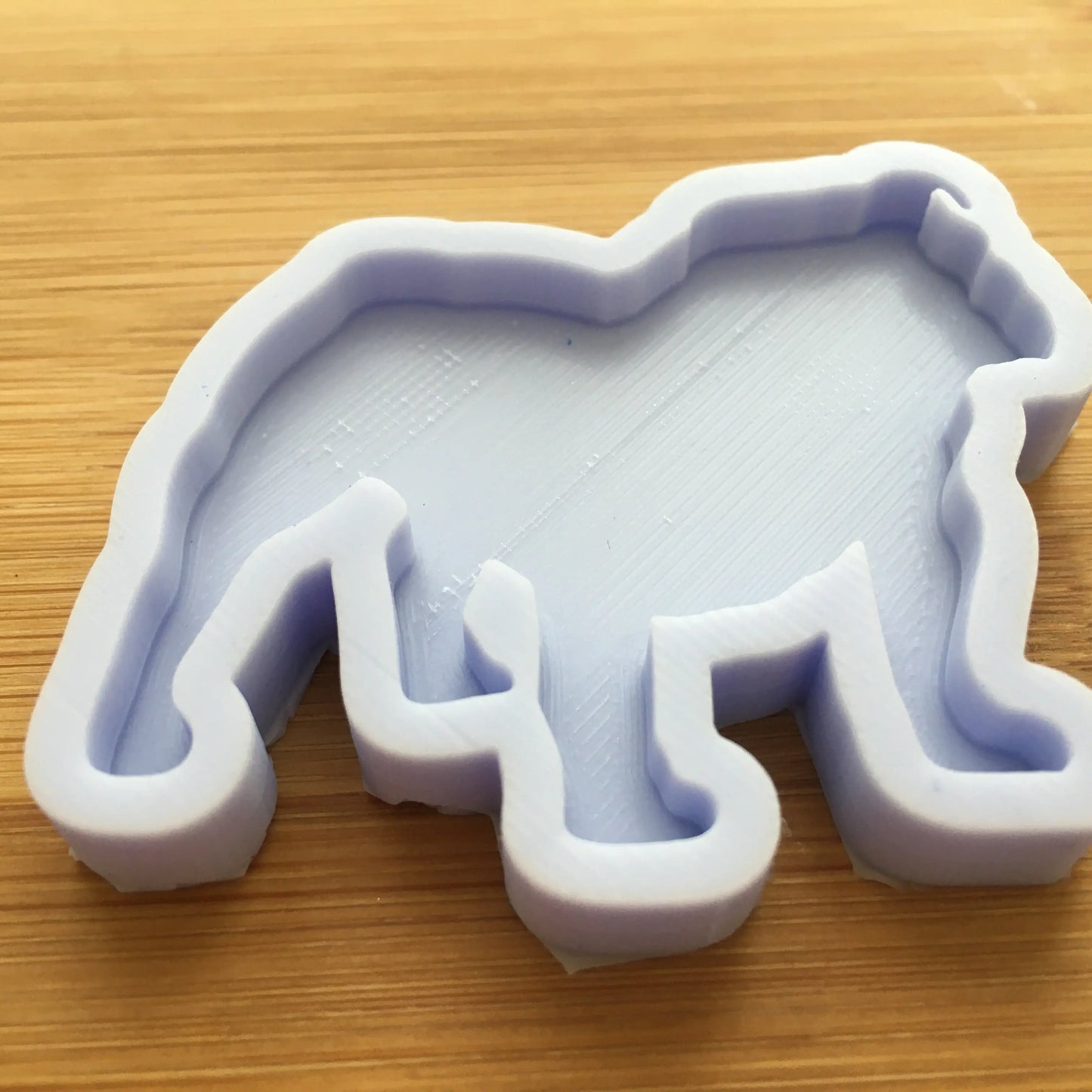 English Bulldog Silhouette Silicone Mold
