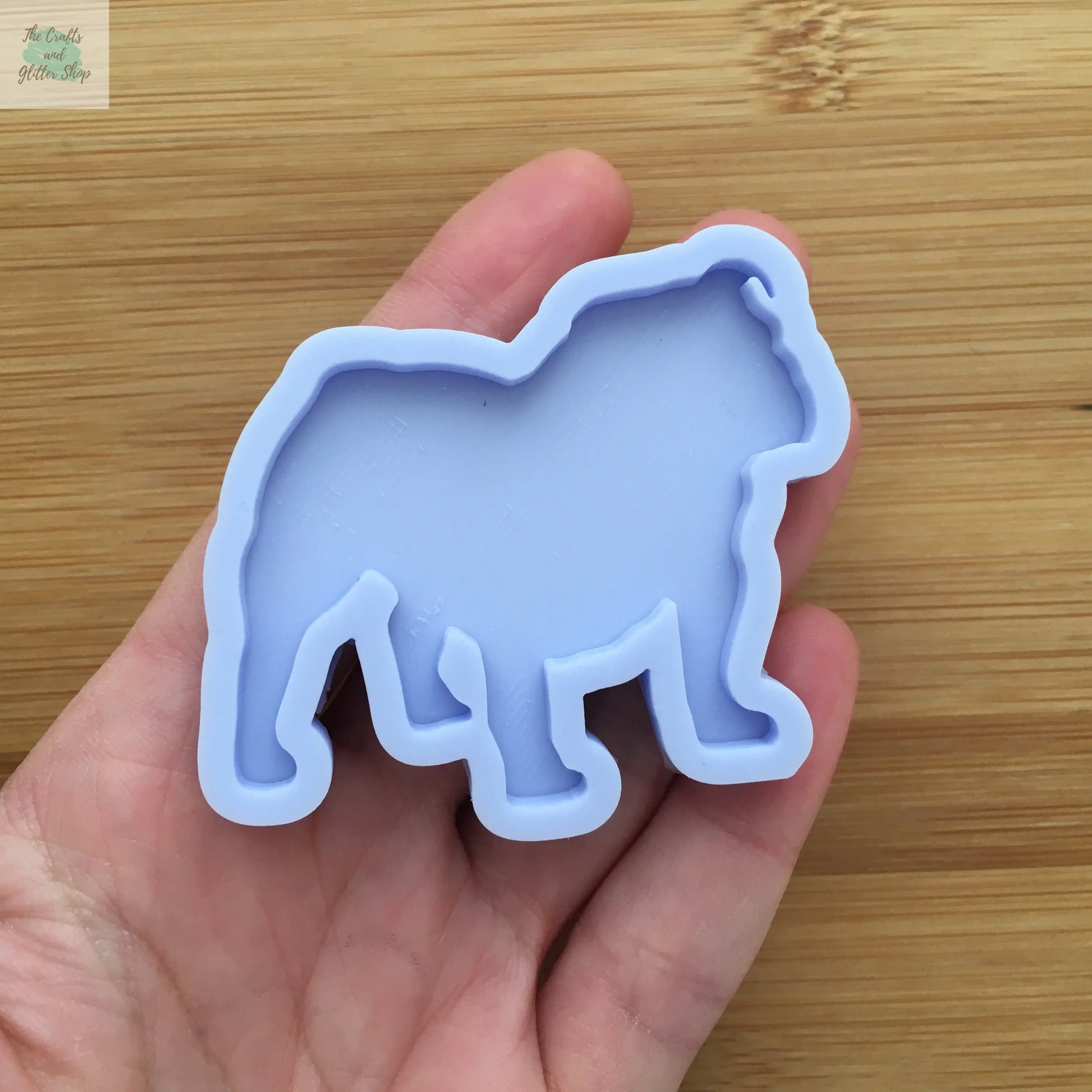 English Bulldog Silhouette Silicone Mold