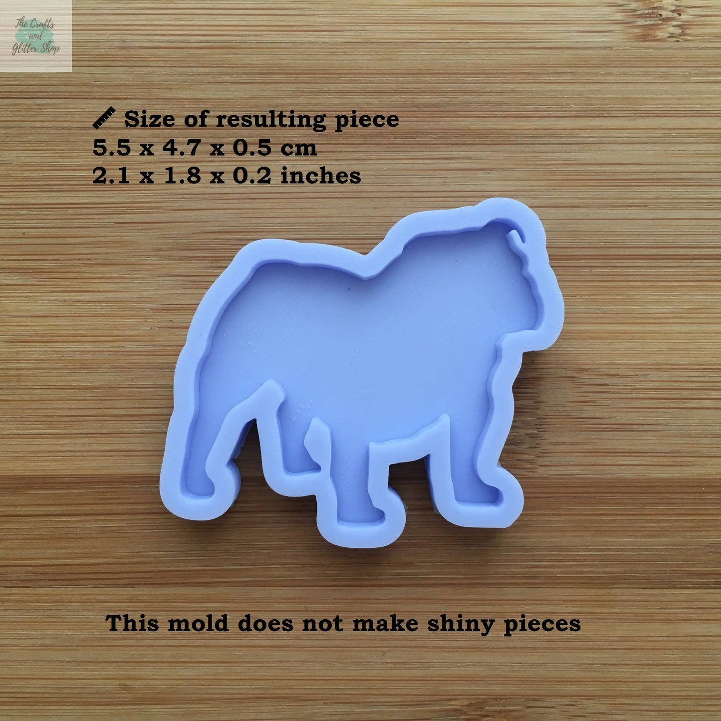 English Bulldog Silicone Mold - The Crafts and Glitter Shop