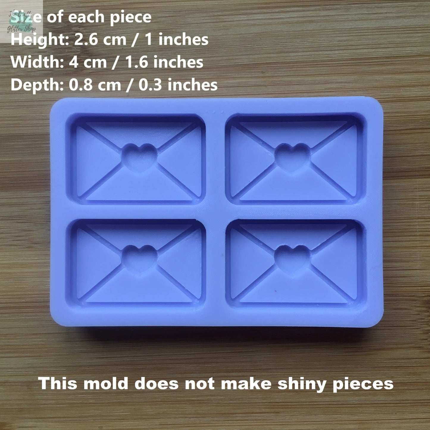 Envelope Silicone Mold The Crafts and Glitter Shop