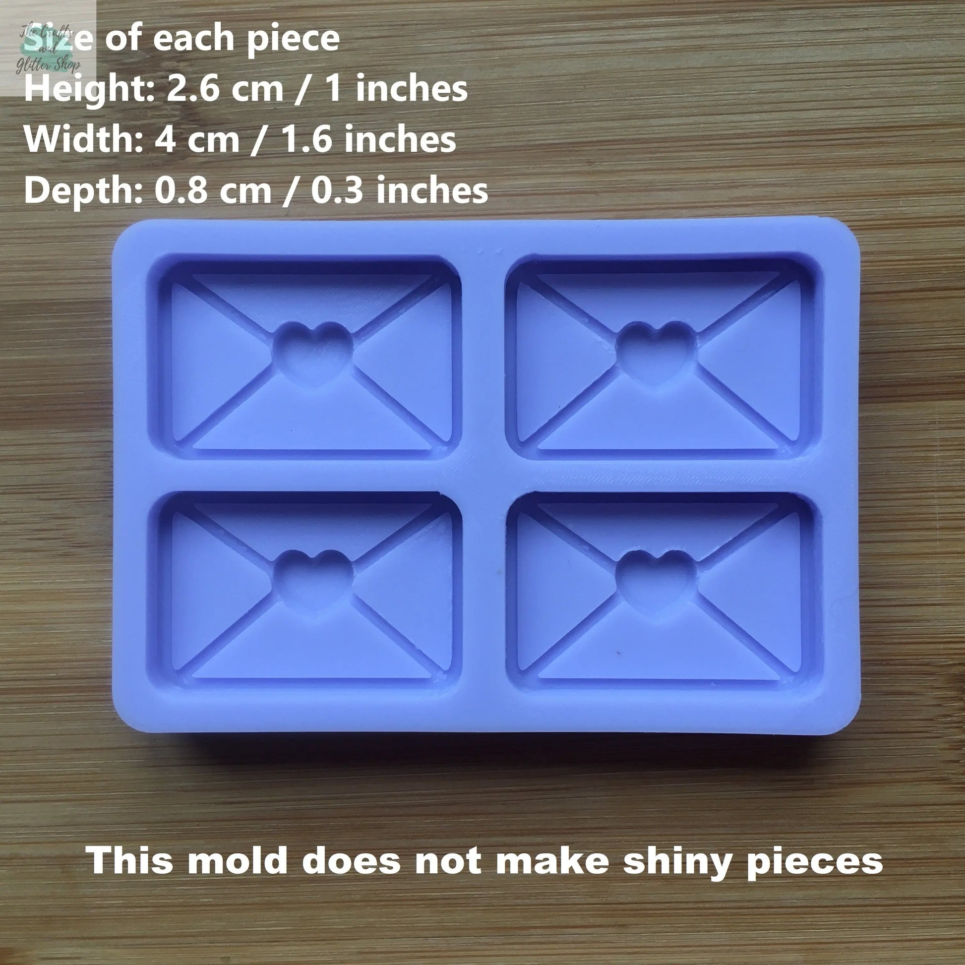 Envelope Silicone Mold The Crafts and Glitter Shop