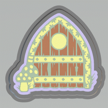 Fairy Door Silicone Mold Housing STL File