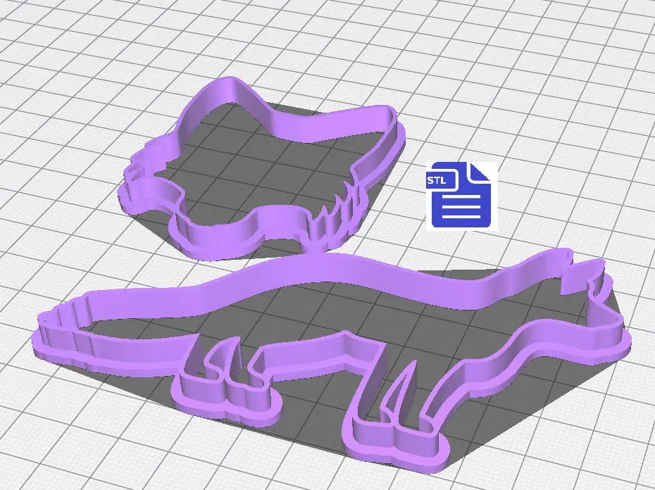 Fox Cookie Cutter STL File - for 3D printing - FILE ONLY - Digital Download - The Crafts and Glitter Shop