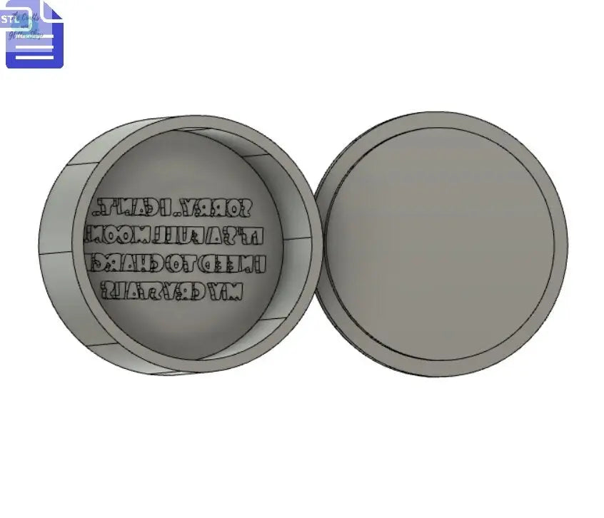 Full Moon Bath Bomb Mold STL File - for 3D printing - FILE ONLY - Bath Bomb Press Shower Steamer