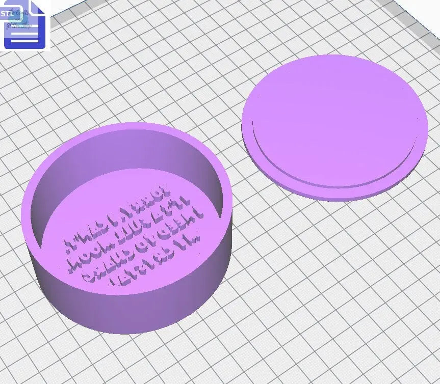 Full Moon Bath Bomb Mold STL File - for 3D printing - FILE ONLY - Bath Bomb Press Shower Steamer