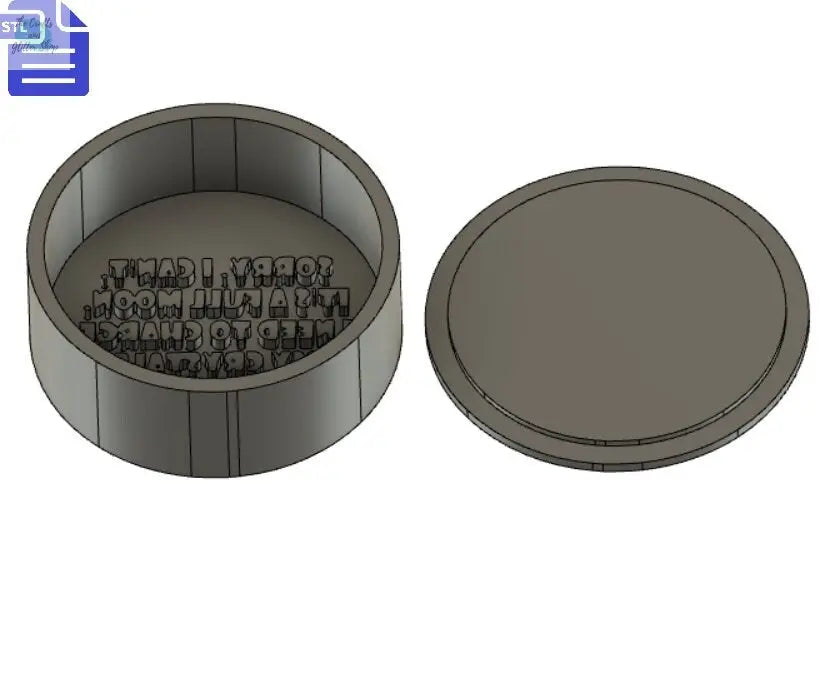 Full Moon Bath Bomb Mold STL File - for 3D printing - FILE ONLY - Bath Bomb Press Shower Steamer - The Crafts and Glitter Shop