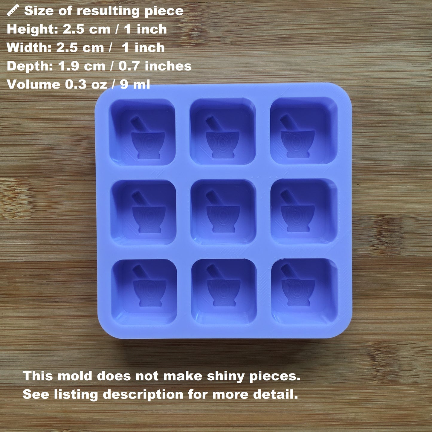 Green Witch Wax Melt Silicone Mold