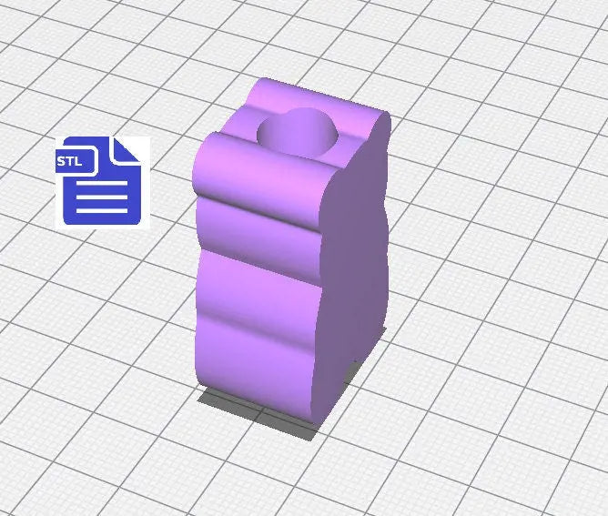 Gummy Bear Straw Topper STL File - for 3D printing - FILE ONLY - Instant Digital Download - The Crafts and Glitter Shop