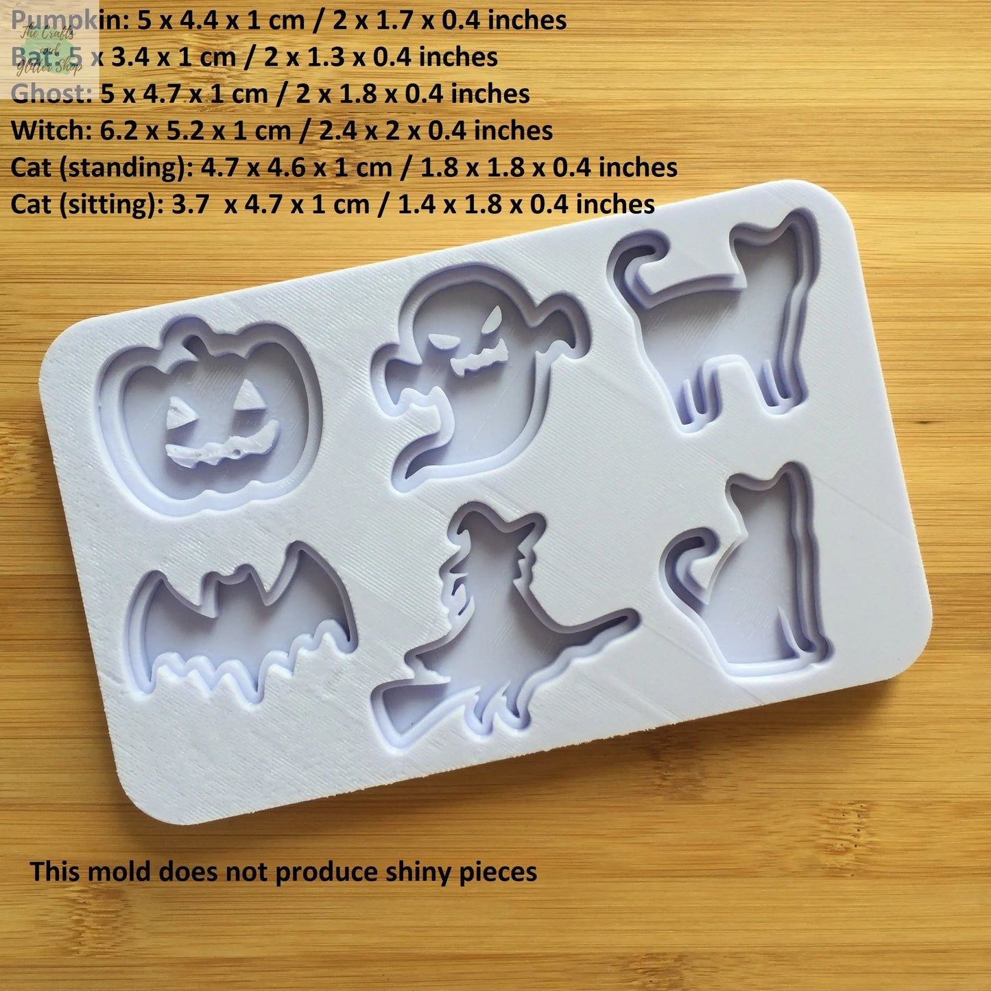 Halloween Silhouettes Silicone Mold The Crafts and Glitter Shop