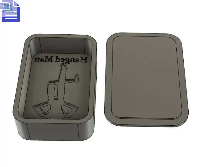 Hanged Man Tarot Card Bath Bomb Mold STL File - for 3D printing - FILE ONLY - Hanged Man Bath Bomb Press Mould Shower Steamer