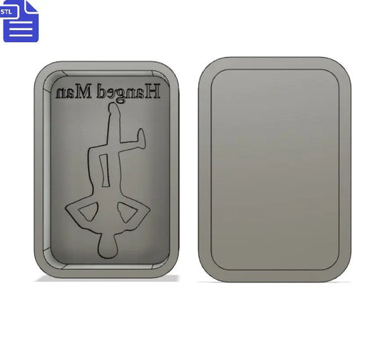 Hanged Man Tarot Card Bath Bomb Mold STL File - for 3D printing - FILE ONLY - Hanged Man Bath Bomb Press Mould Shower Steamer - The Crafts and Glitter Shop