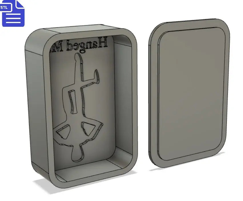 Hanged Man Tarot Card Bath Bomb Mold STL File - for 3D printing - FILE ONLY - Hanged Man Bath Bomb Press Mould Shower Steamer - The Crafts and Glitter Shop