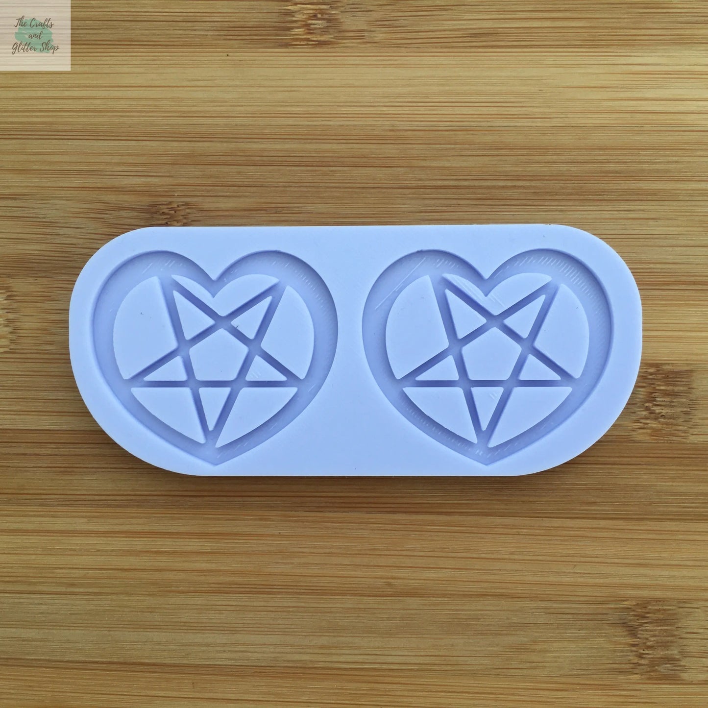 Heart Pentagram Silicone Mold - The Crafts and Glitter Shop