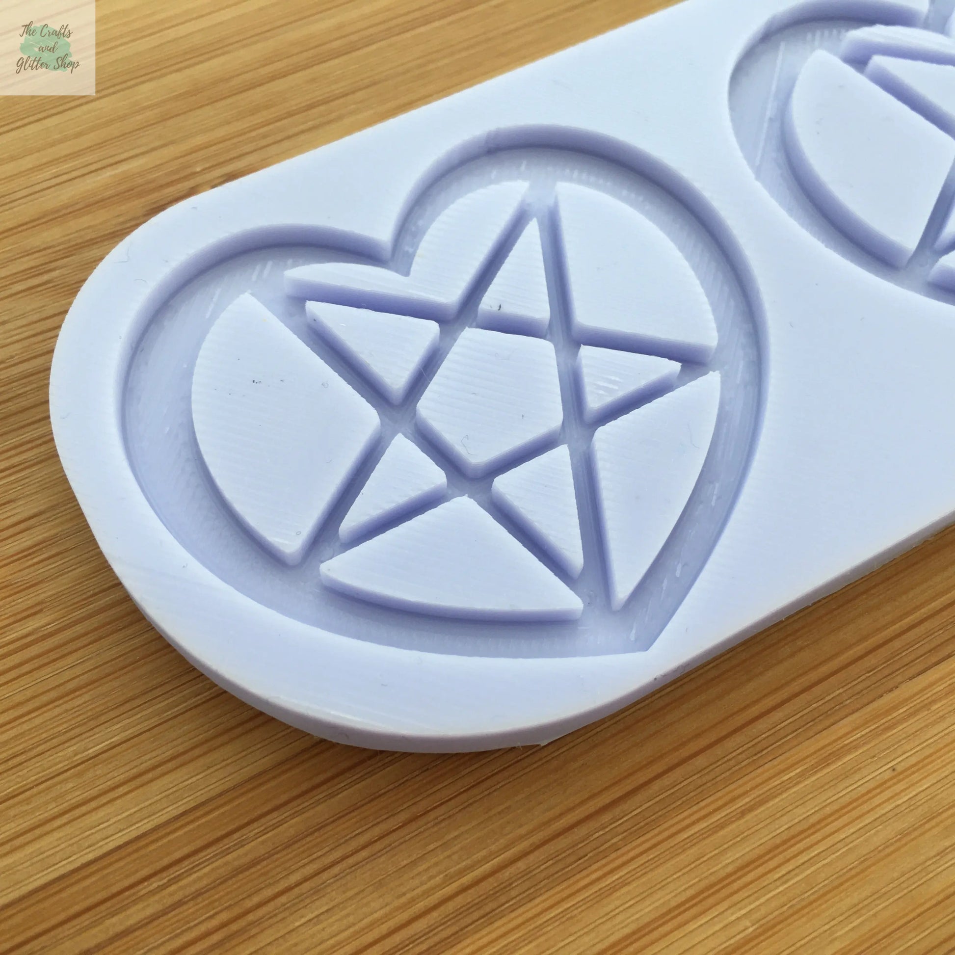 Heart Pentagram Silicone Mold - The Crafts and Glitter Shop