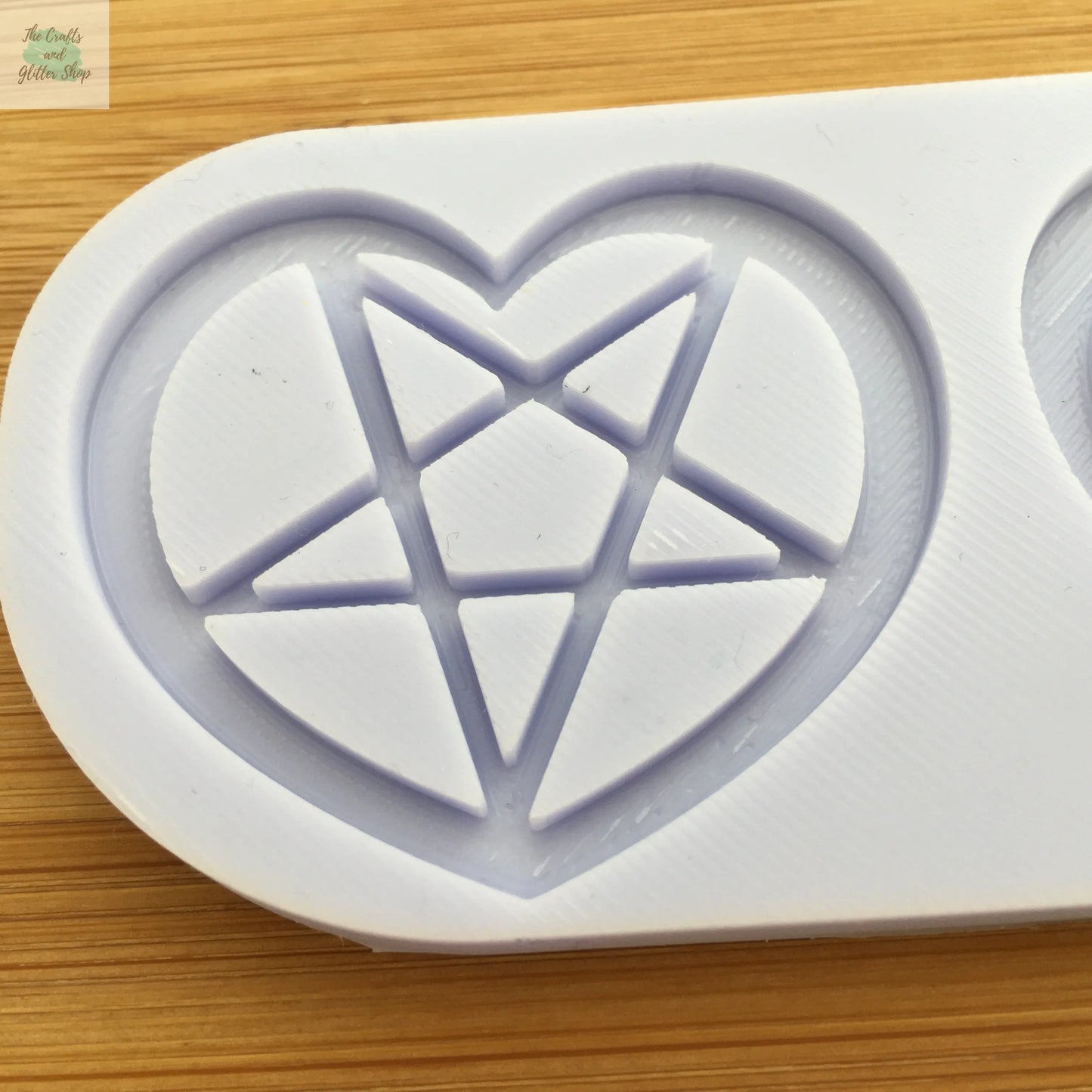 Heart Pentagram Silicone Mold - The Crafts and Glitter Shop