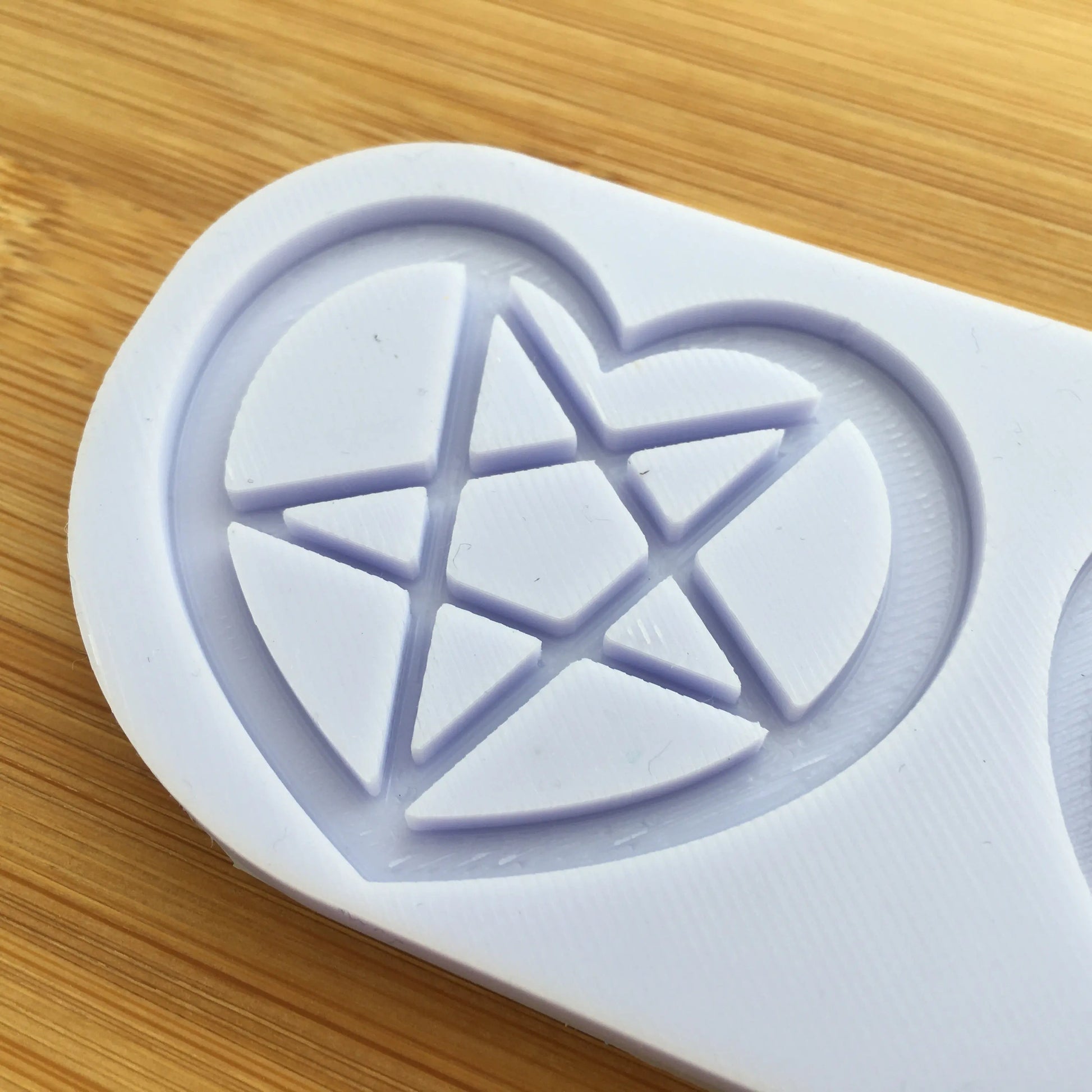 Heart Pentagram Silicone Mold - The Crafts and Glitter Shop