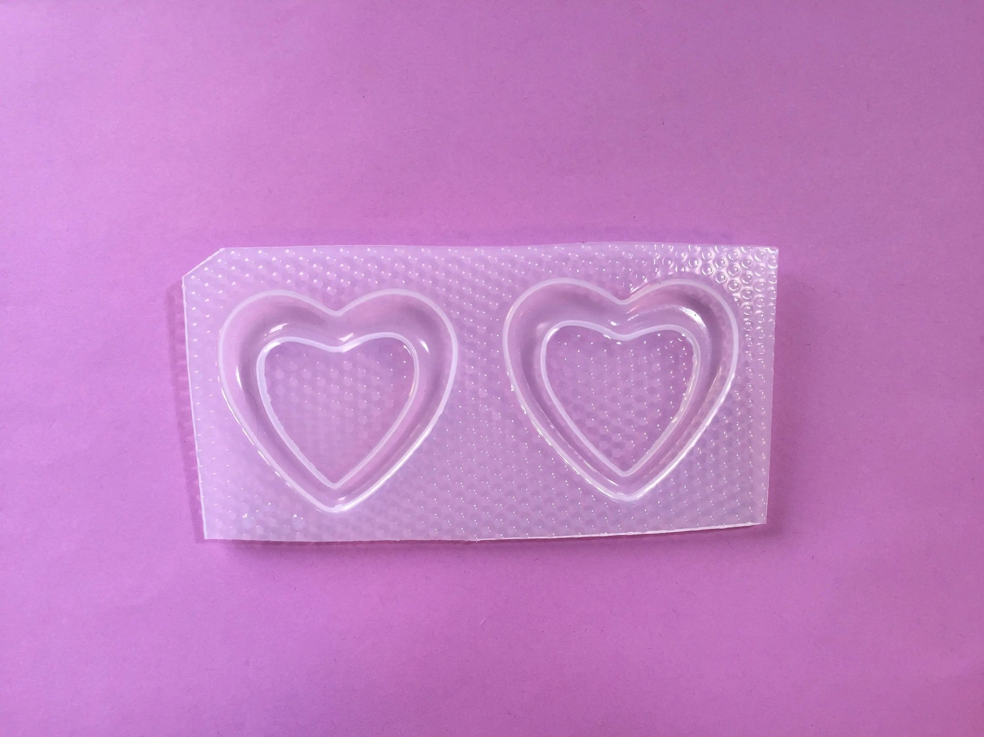 Hollow Bubble Heart Plastic Mold