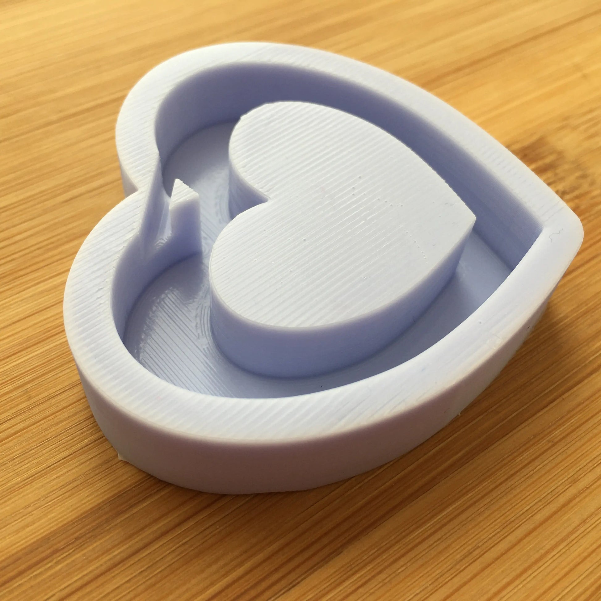 Hollow Heart Silicone Mold