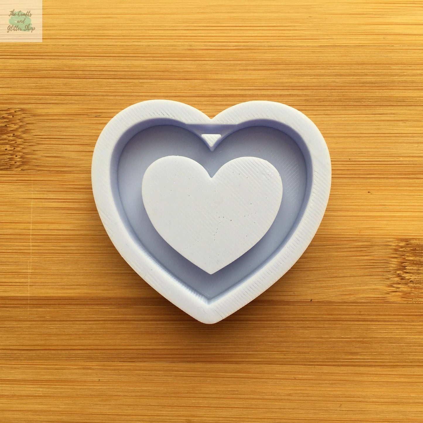 Hollow Heart Silicone Mold - The Crafts and Glitter Shop