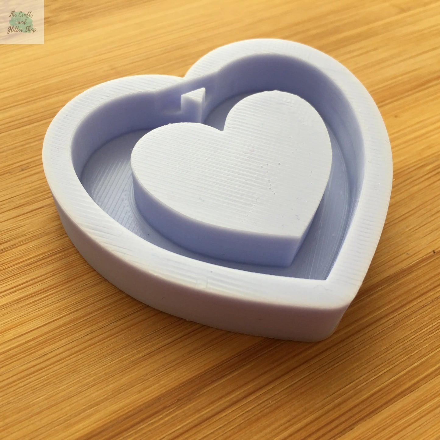 Hollow Heart Silicone Mold - The Crafts and Glitter Shop