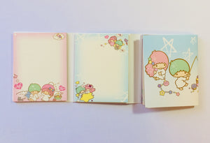 Twin Stars Sticky Notes Booklet - choose from 4 designs