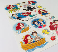 Load image into Gallery viewer, Ariel Stickers - 1 Sheet
