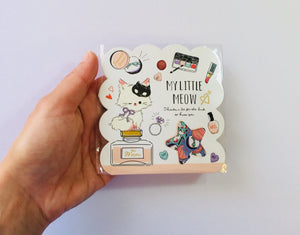 My Little Meow Sticker Flakes - 50 pieces - Kawaii Stickers - Loose stickers
