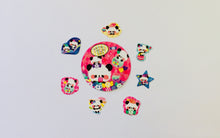 Load image into Gallery viewer, Marchen Friends Sticker Flakes - 50 pieces - Kawaii Panda Stickers