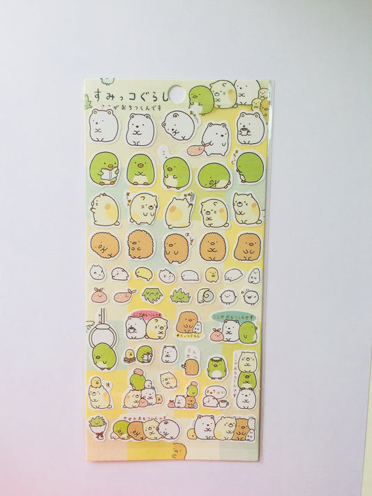 Sumikko Gurashi Stickers - 1 Sheet - Kawaii