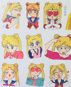 Sailor Moon Sticker Sheet