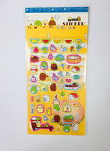 Load image into Gallery viewer, Sumikko Gurashi Puffy Stickers - 1 Sheet - Kawaii Stationery