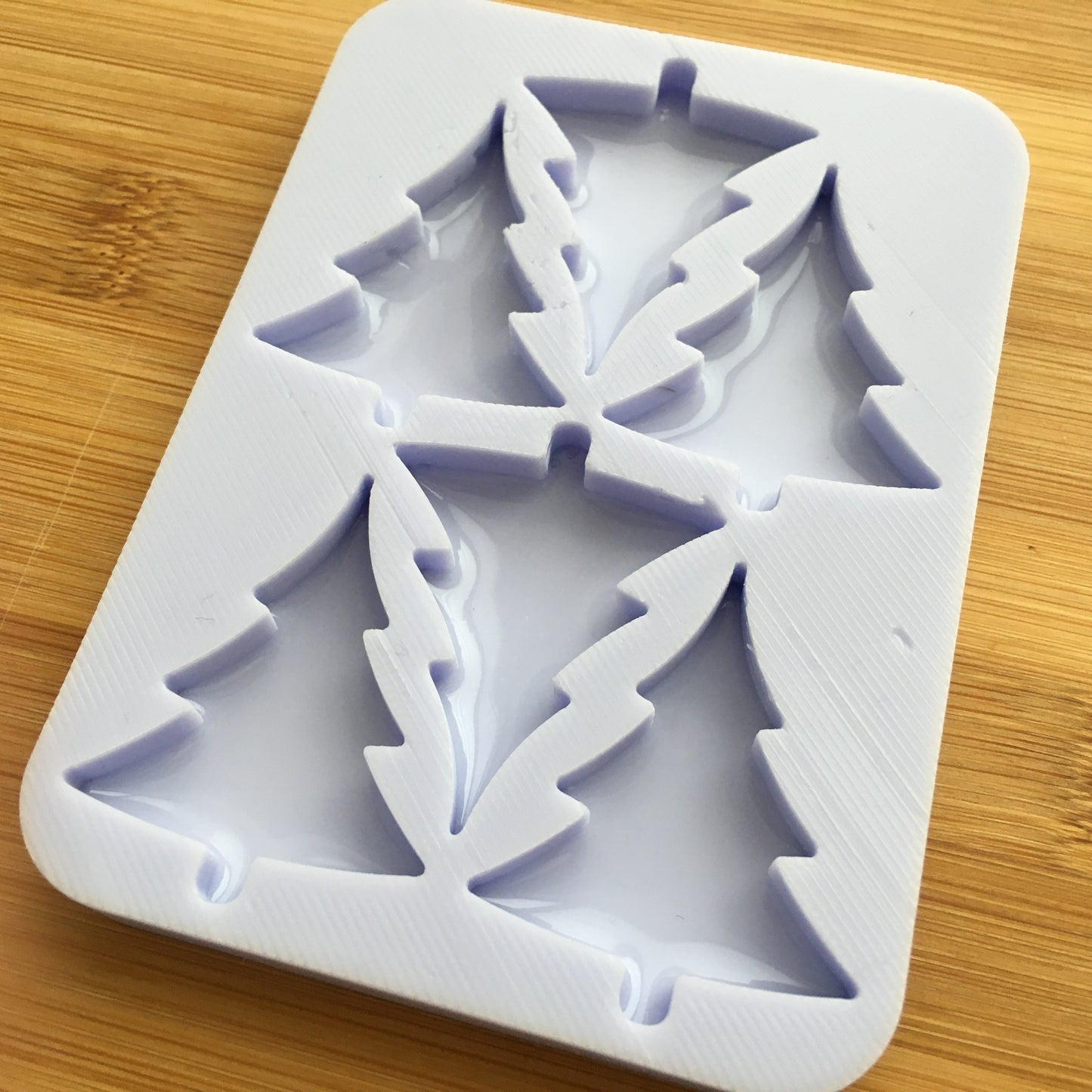 1.5 inch Winter Tree Silhouette Silicone Mold