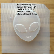 Load image into Gallery viewer, 6.4 oz Alien Head Plastic Mold