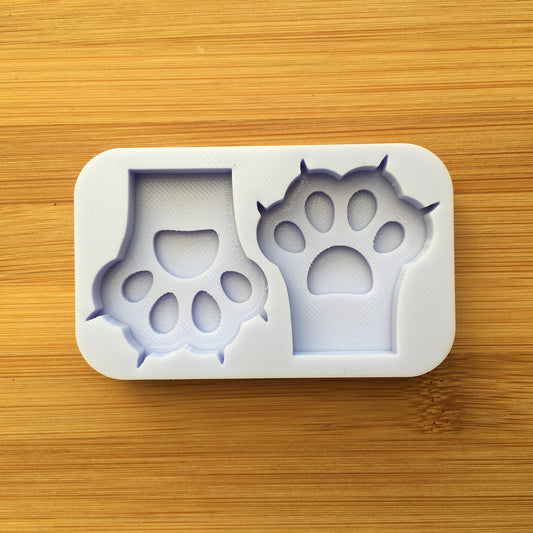 1.5 inch Kitten Paws Silicone Mold