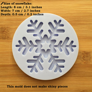 3" Snowflake Silicone Mold