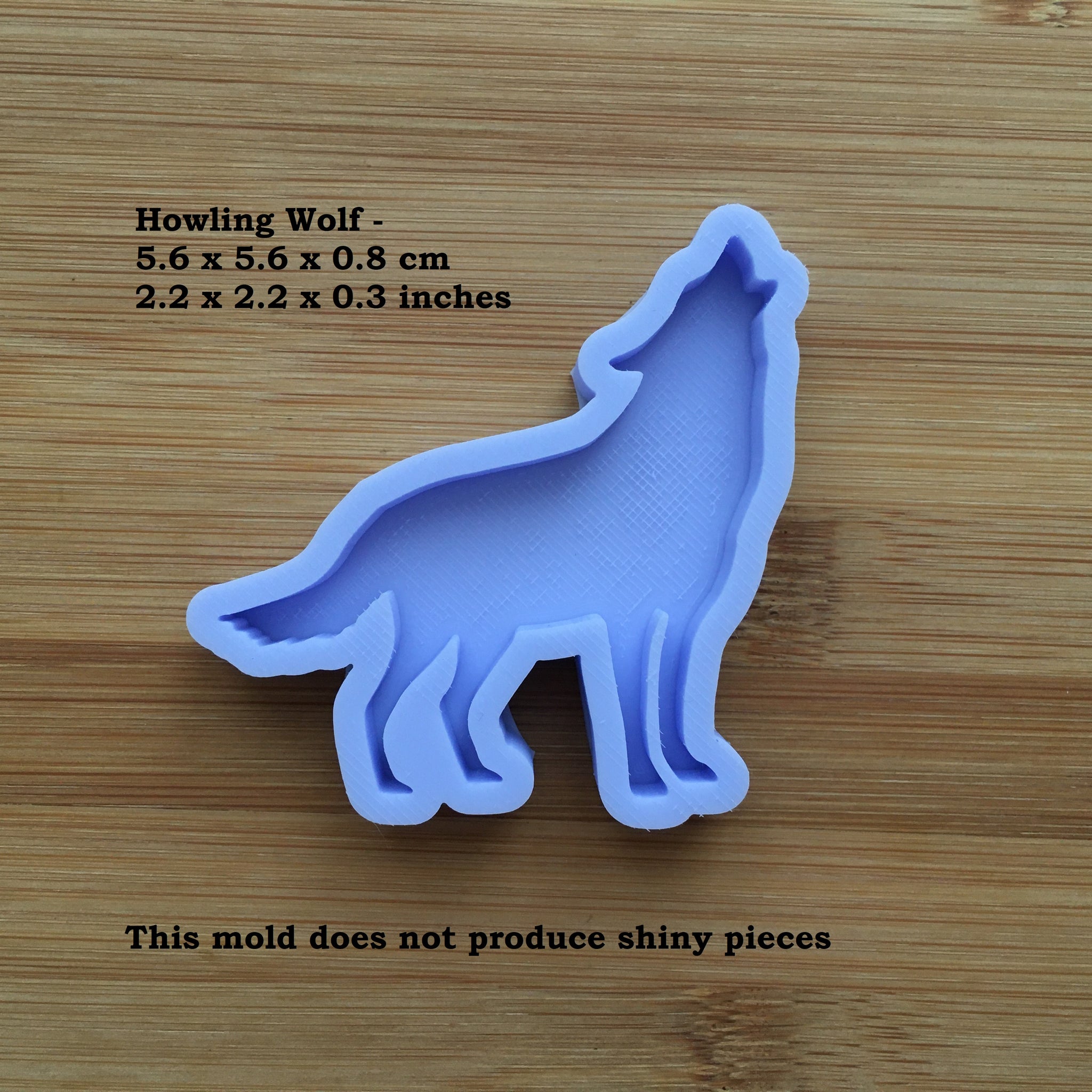 Glossy Wolf Silicone Molds Resin Keychain Mold – IntoResin