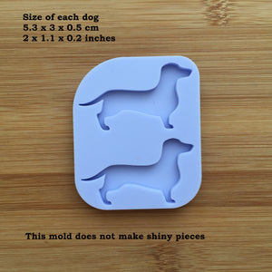 Dachshund Silhouette Silicone Mold