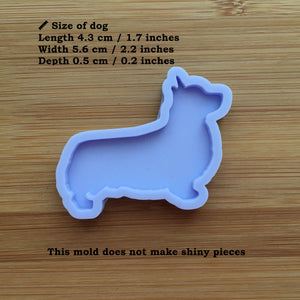 Corgi Silhouette Silicone Mold