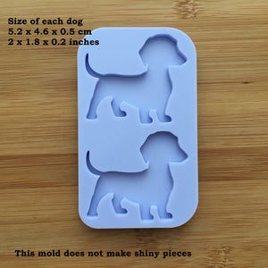 Dachshund Silhouette Silicone Mold