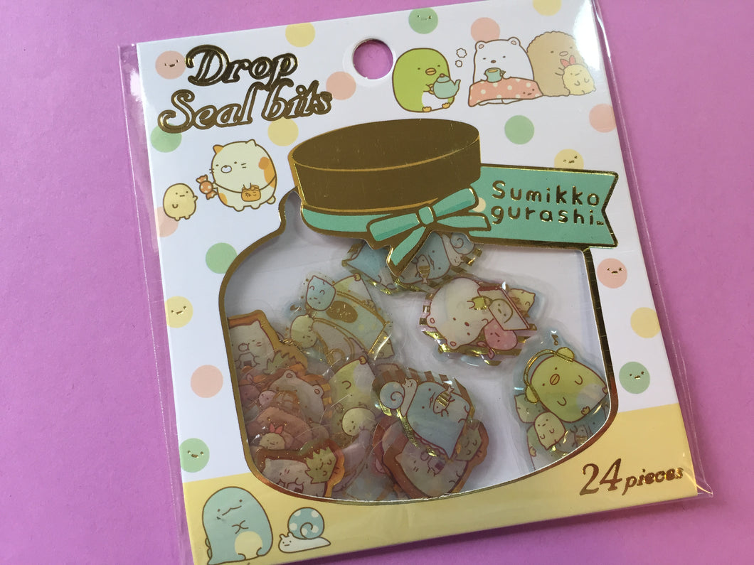 Sumikko Gurashi Crystal Sticker Flakes - Kawaii